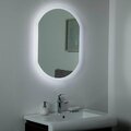 Decor Wonderland 31.5 x 23.6 in. Luka Backlit LED Bathroom Mirror SSL049